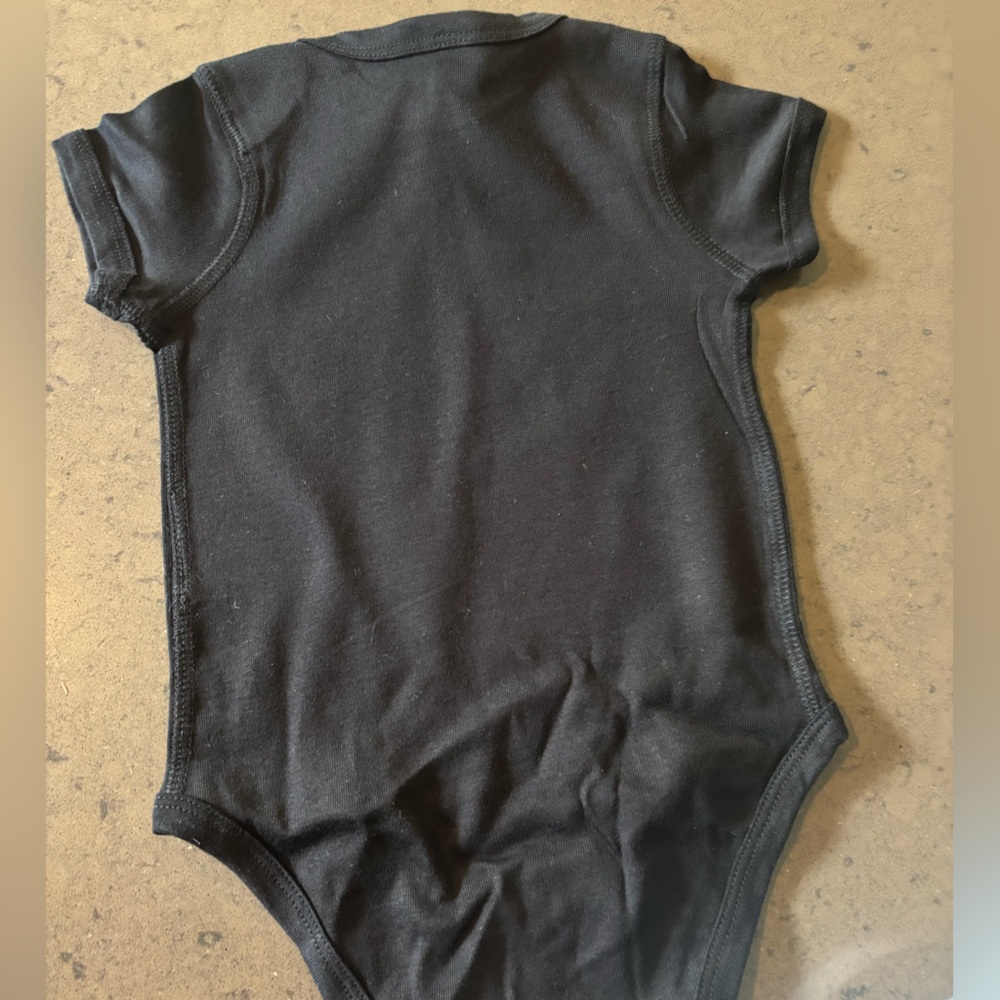 Rabbit Skins Black Gotcha Day Baby Onesie - Picture 5 of 6